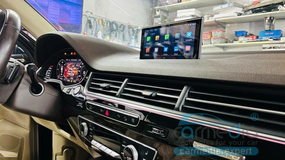 Магнитола Android для Audi Q7 (2015-2019) поддерживает все заводские функции, CARMEDIA SL-A904-P60-4G-DSP-10