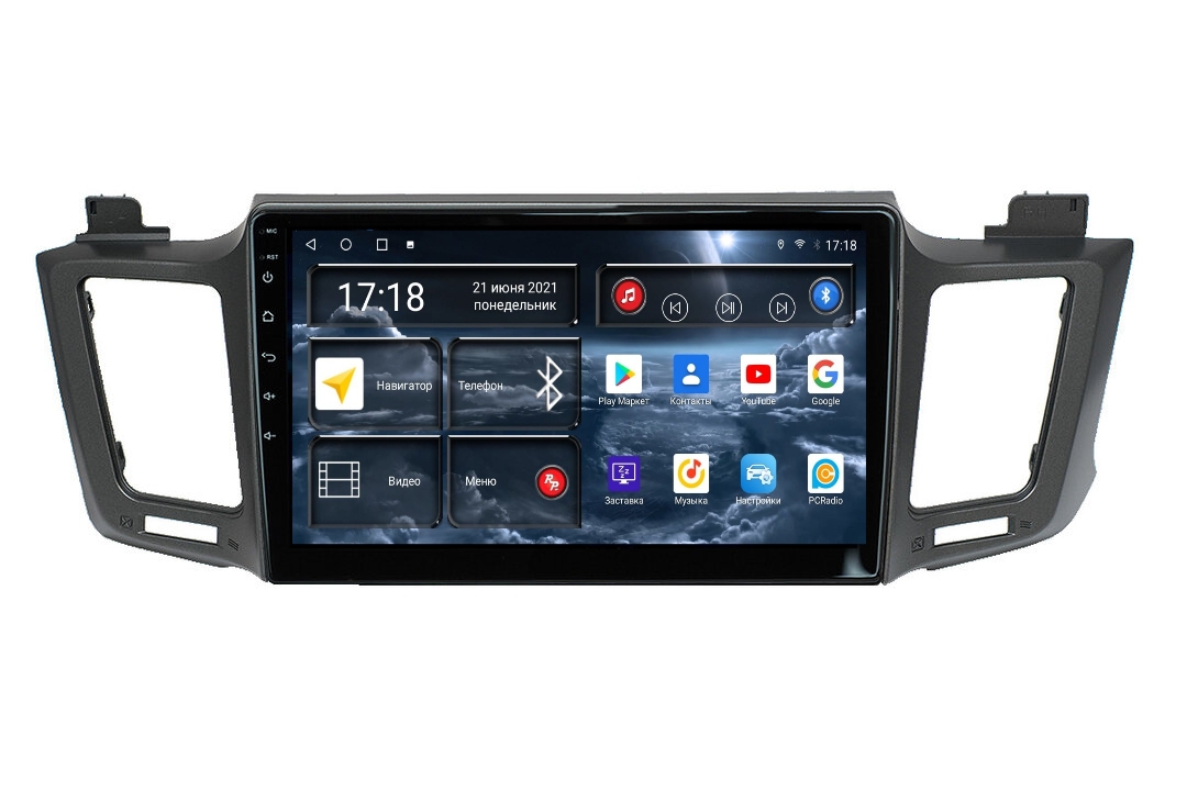 Магнитола Android для Toyota RAV4 4-поколение XA40, RedPower 71017