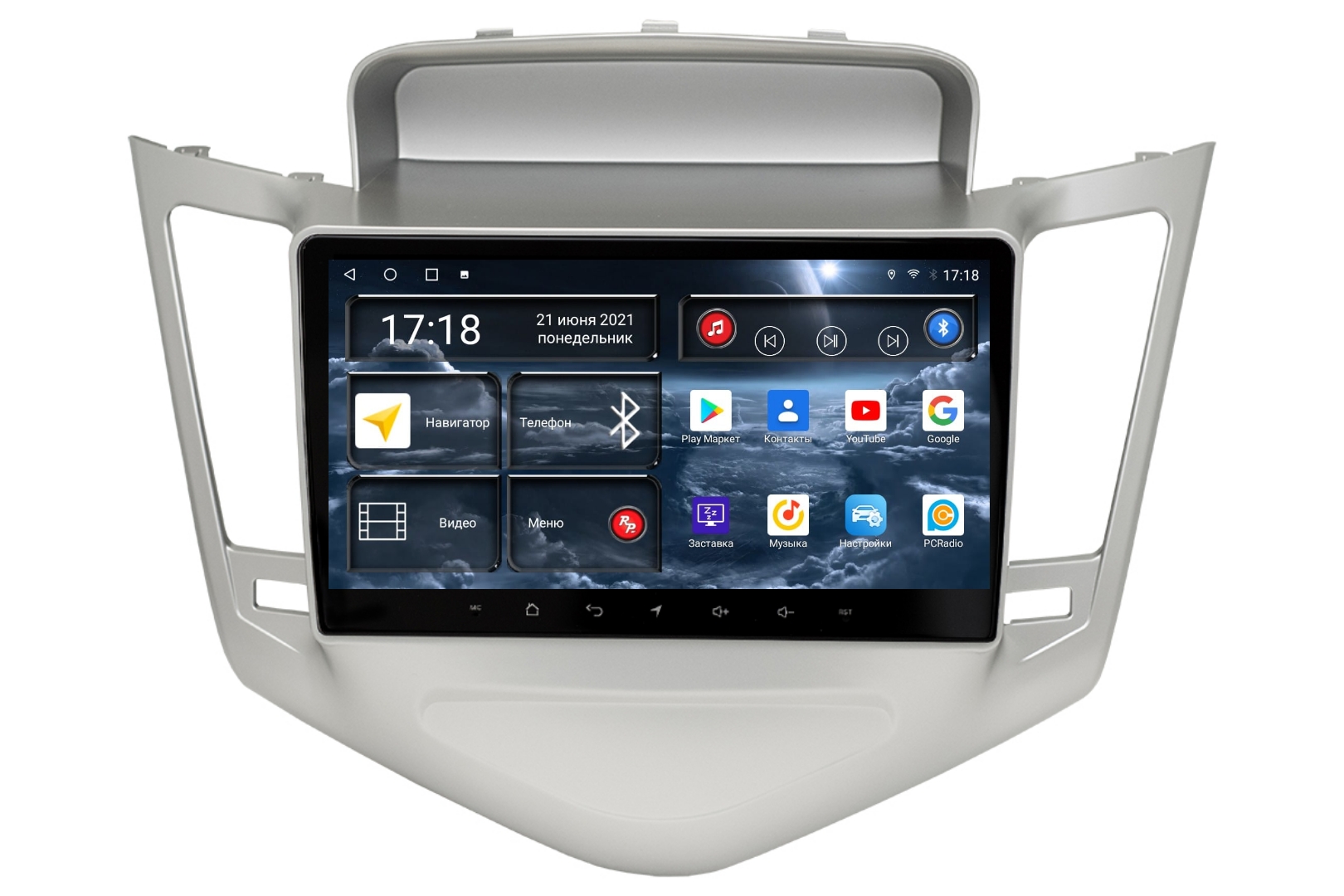 Магнитола Android для Chevrolet Cruze 1-поколение, RedPower 71045S