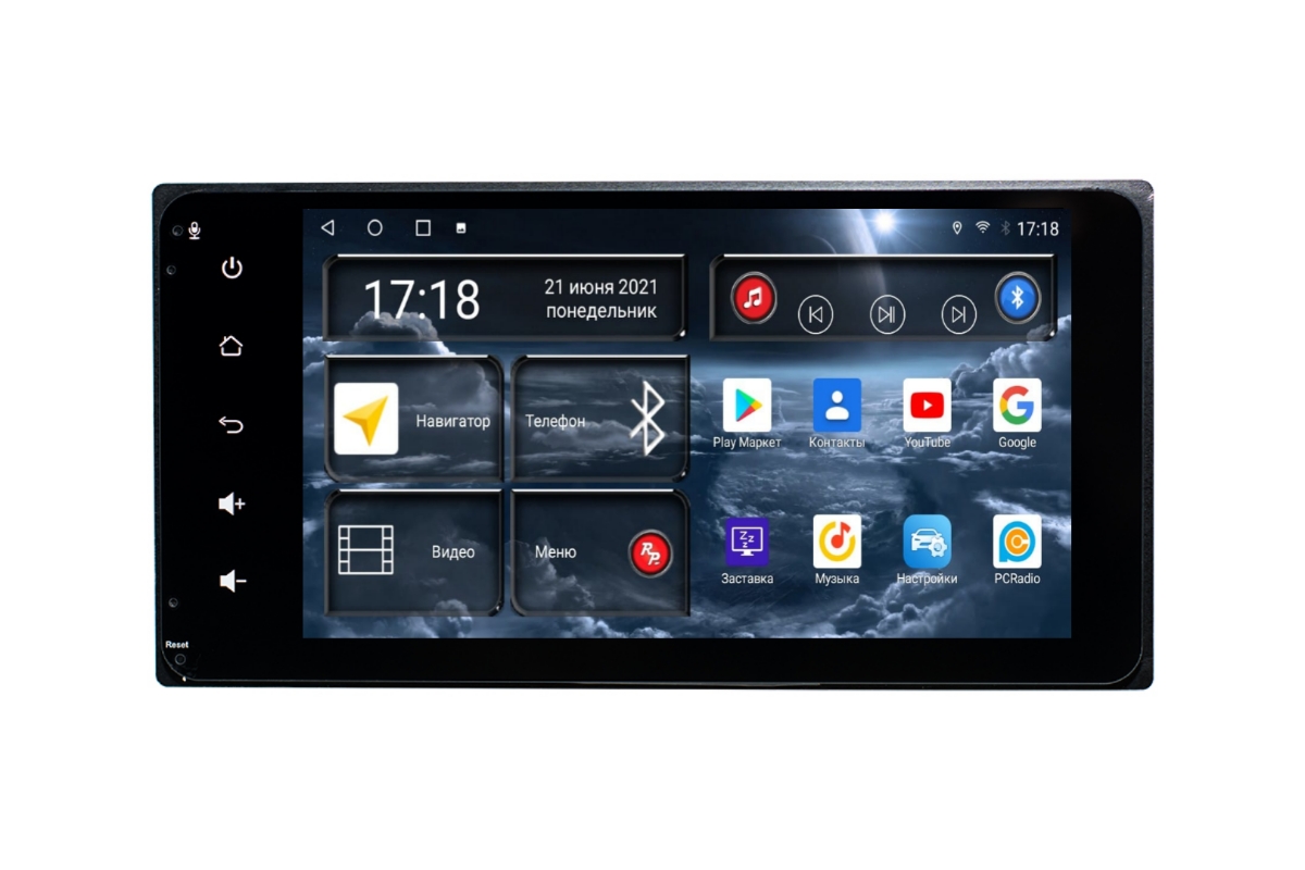 Магнитола Android для Toyota Universal, RedPower 71071