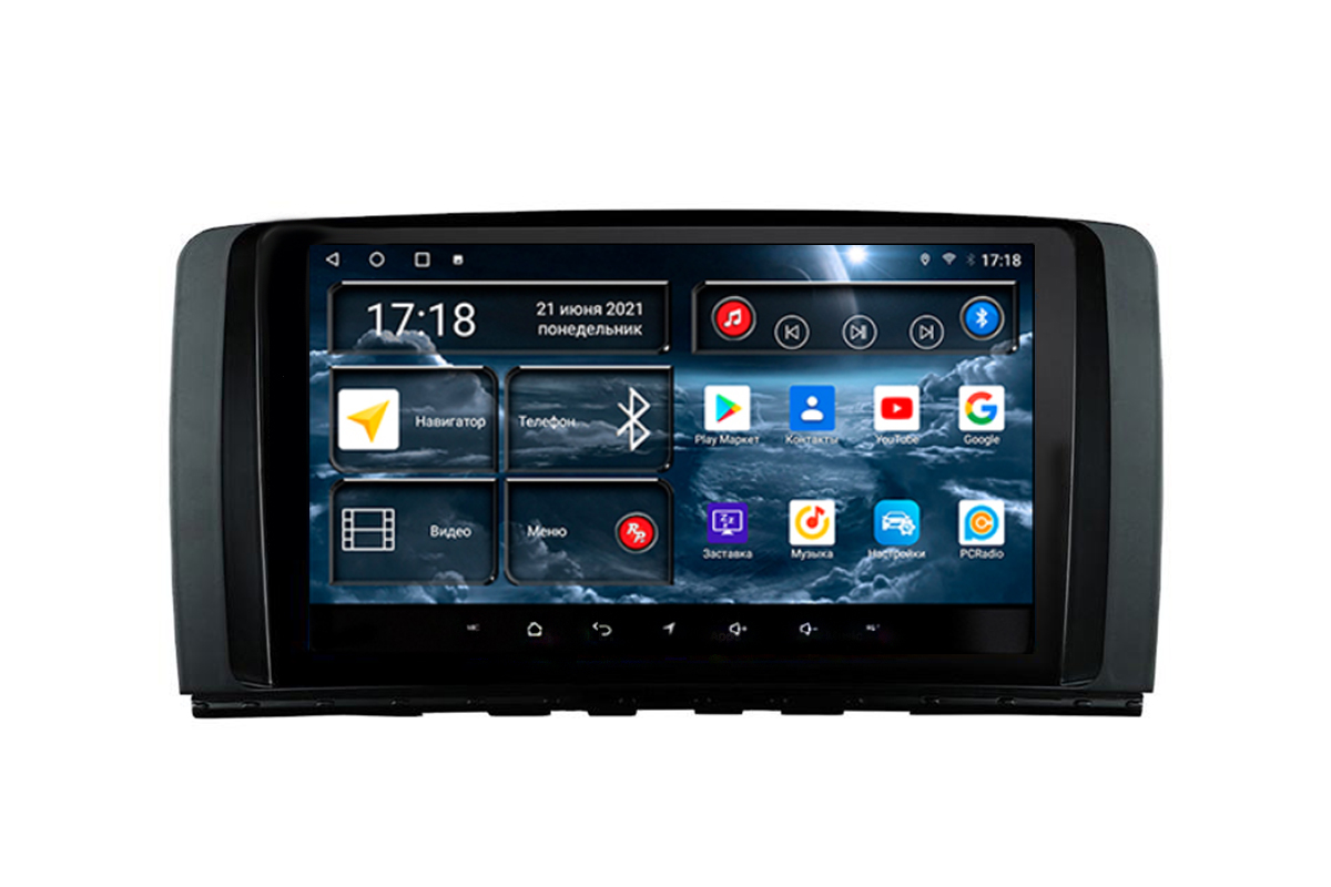 Магнитола Android для Mercedes-Benz R-Class W251,V251, RedPower 71169M