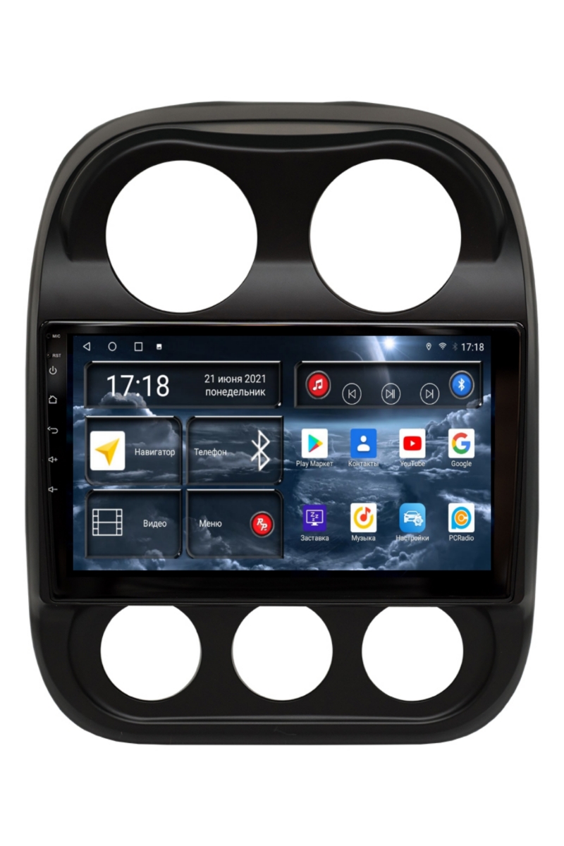 Магнитола Android для Jeep Compass 1-поколение рестайлинг, RedPower 71316
