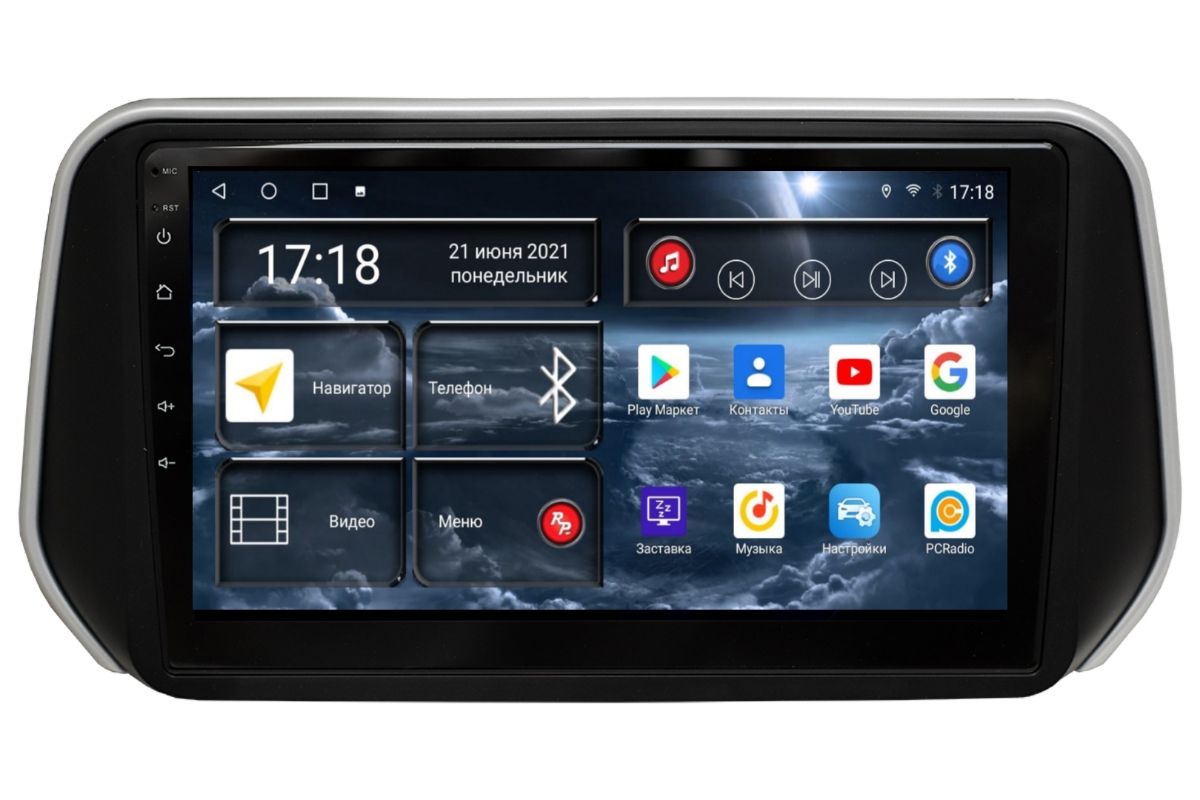 Магнитола Android для Hyundai Santa Fe 4-поколение TM, RedPower 71410
