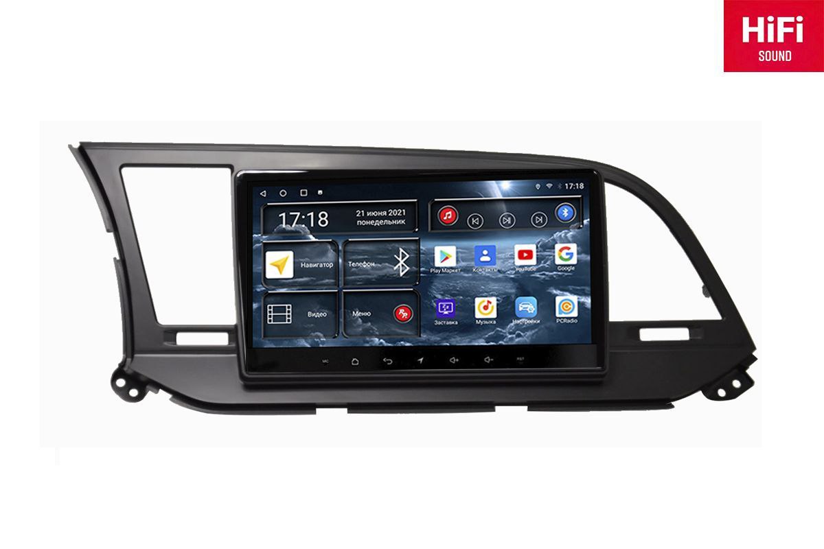 Магнитола Android для Hyundai Elantra 6-поколение AD, RedPower 75094B Hi-Fi