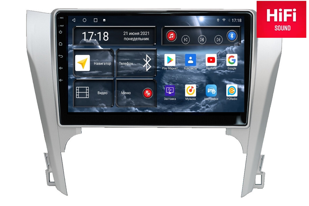Android Hi-Fi магнитола для Toyota Camry XV50 (08.2011-11.2014), RedPower 75131