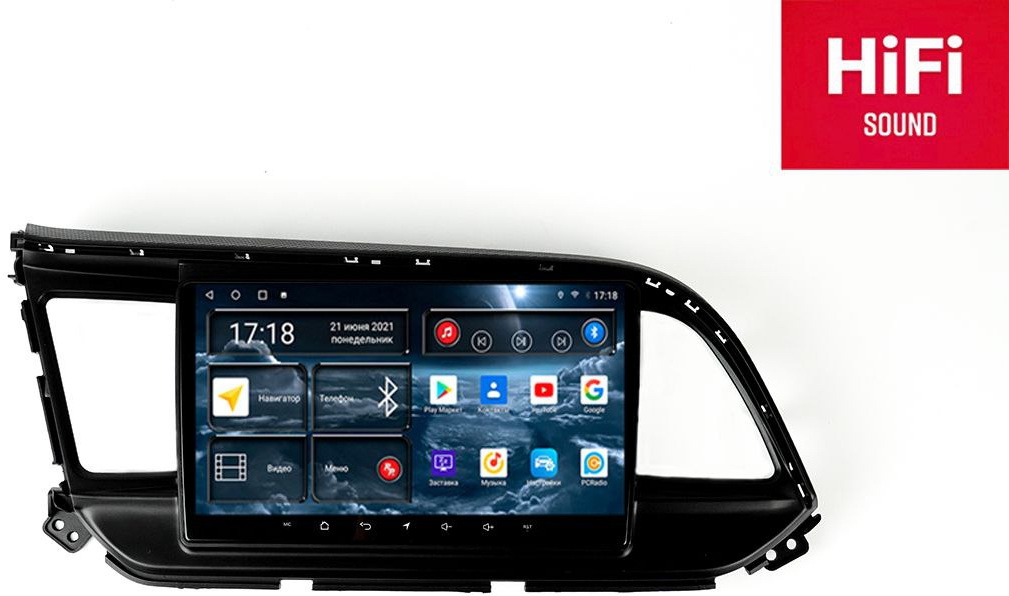 Магнитола Android для Hyundai Elantra 6-поколение, рестайлинг, RedPower 75194 Hi-Fi