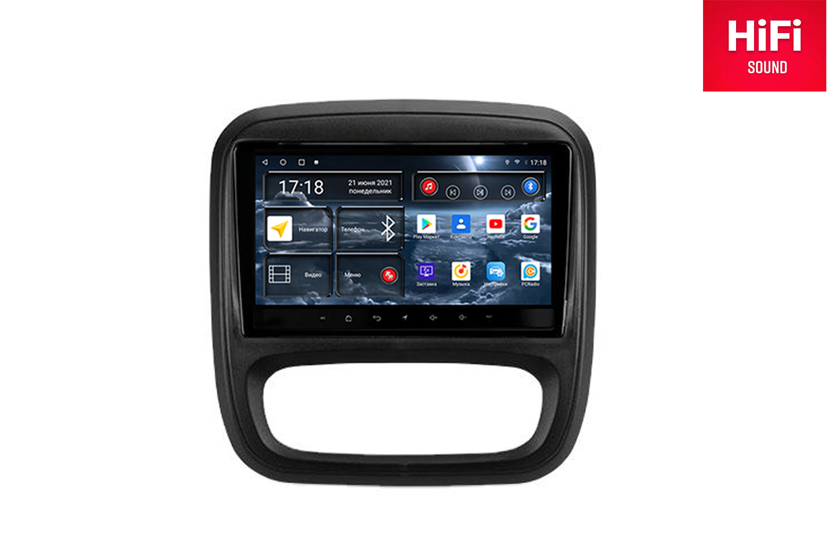 Магнитола Android для Renault Trafic 3-поколение, Opel Vivaro 2-поколение, RedPower 75374 Hi-Fi
