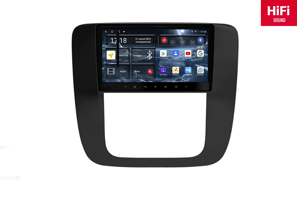 Магнитола Android для Chevrolet Tahoe, GMC Yukon, RedPower 75421B Hi-Fi