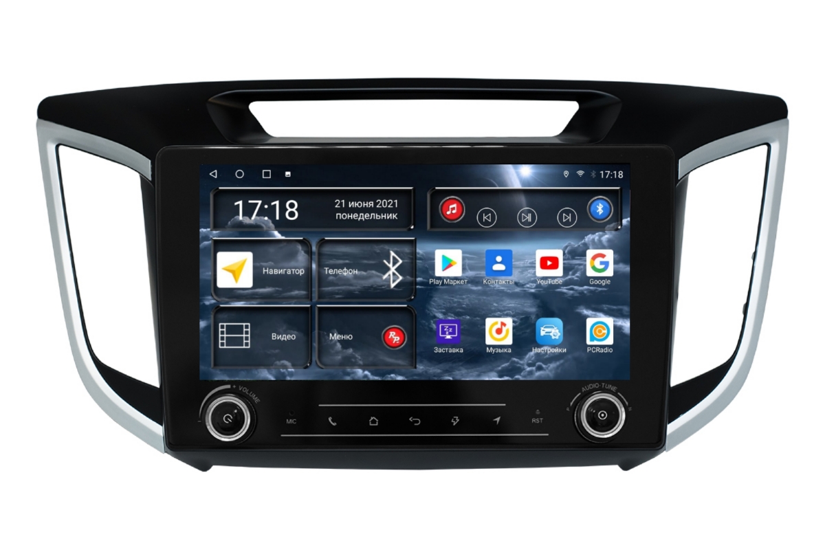 Магнитола Android для Hyundai Creta 1-поколение, GS, RedPower K71025