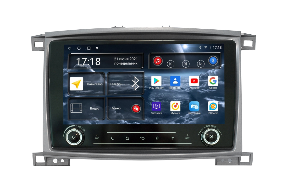 Магнитола Android для Toyota Land Cruiser 100 и Lexus LX470, RedPower K71183