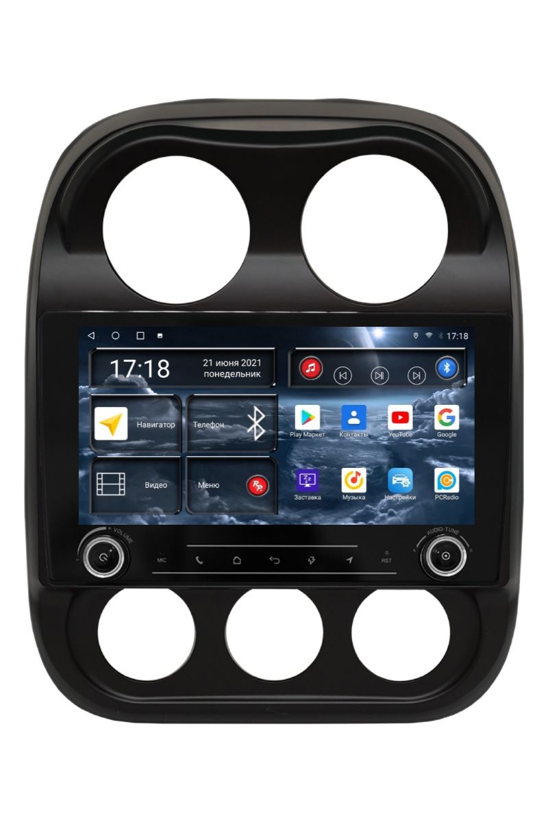 Магнитола Android для Jeep Compass 1-поколение рестайлинг (07.2011-12.2015), RedPower K71316