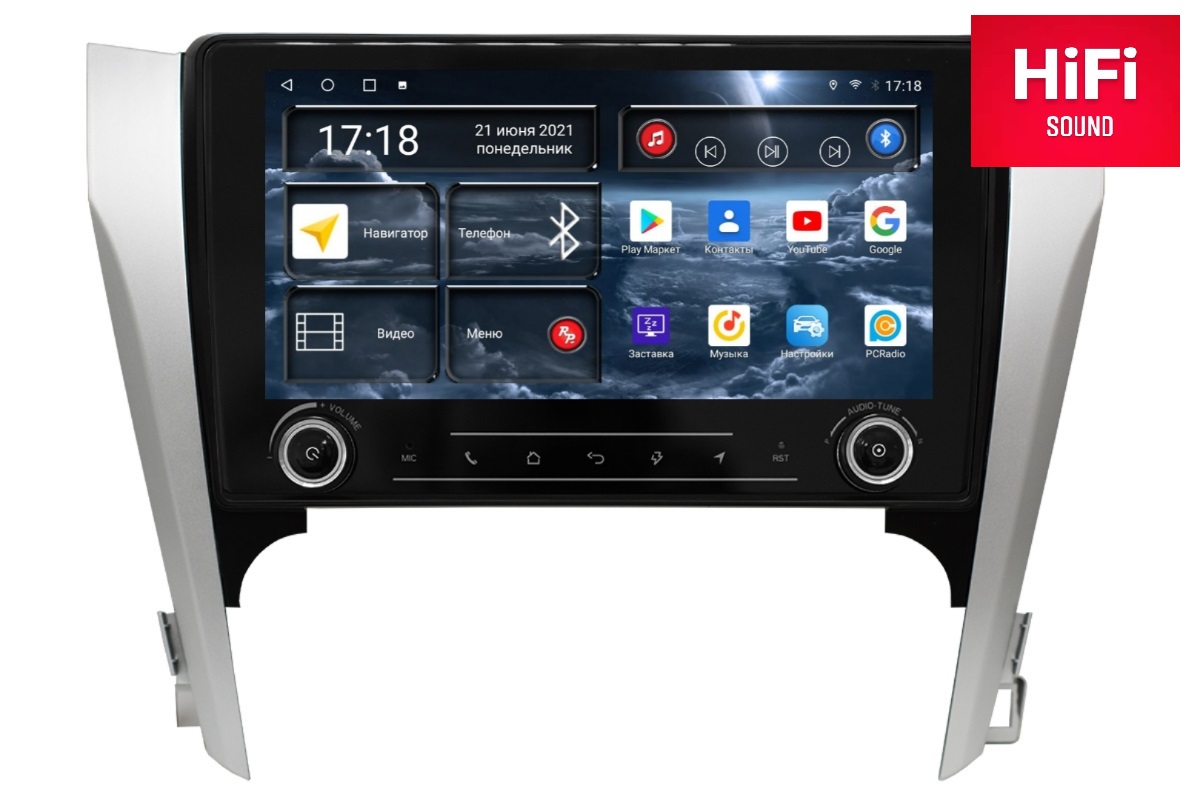 Android Hi-Fi магнитола для Toyota Camry XV50 (08.2011-11.2014), RedPower K75131