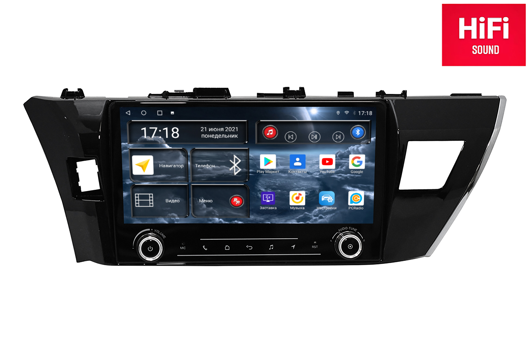 Android магнитола для Toyota Corolla E180, RedPower K75166 Hi-Fi