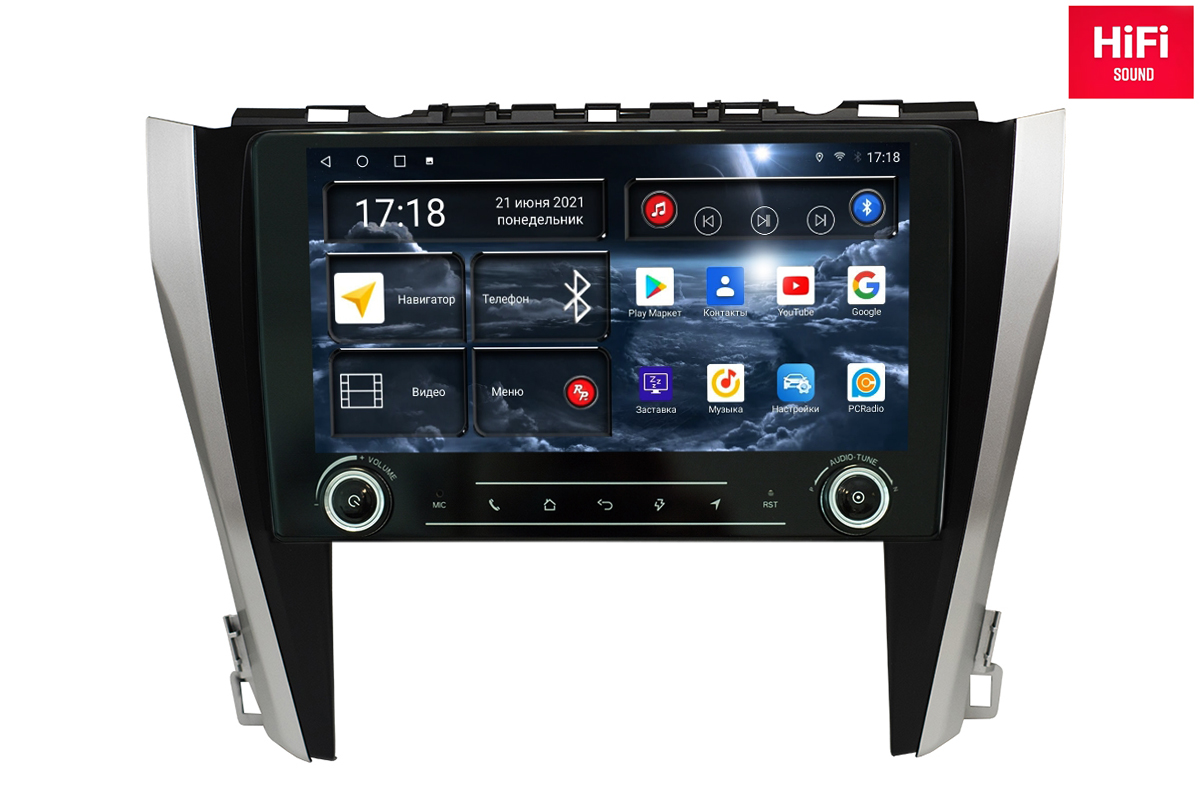 Android магнитола Hi-Fi для Toyota Camry XV55, RedPower K75231