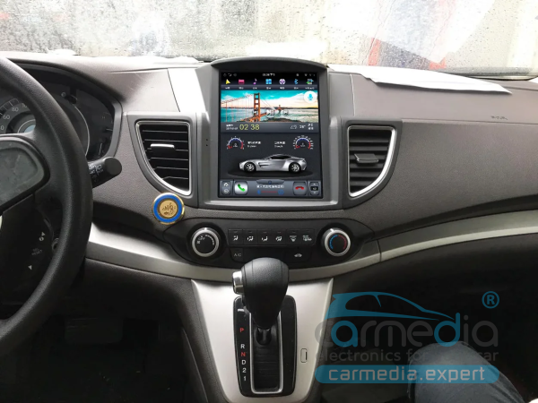 Магнитола Android для Honda CRV IV 2012-2015 (RM) 2.4l, CARMEDIA ZF-1091-DSP-X6-64 Tesla-Style