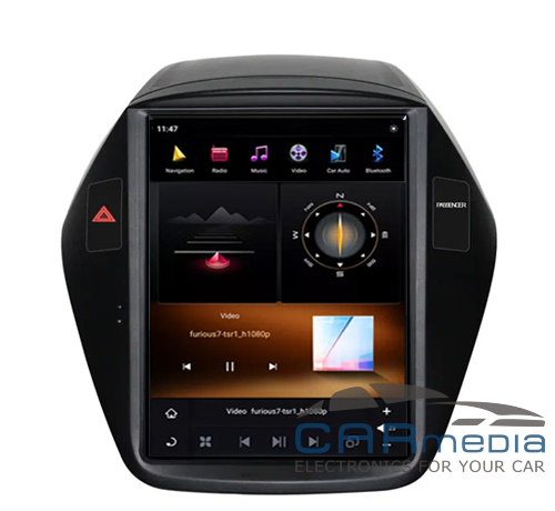 Магнитола Android для Hyundai iX35 (2009-2015) дорестайл и рестайл, CARMEDIA ZF-1092-Q6-DSP-8-128-LTE Tesla-Style