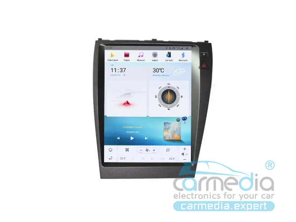 Магнитола Android для Lexus ES 240 (2006-2012), CARMEDIA ZF-1118-Q6-DSP-8-128-LTE Tesla-Style