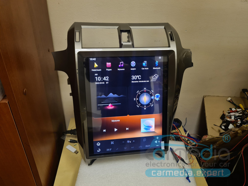 Магнитола Android для Lexus GX 400/460 (2010-2019), CARMEDIA ZF-1815-Q6-DSP-6-128-LTE Tesla-Style