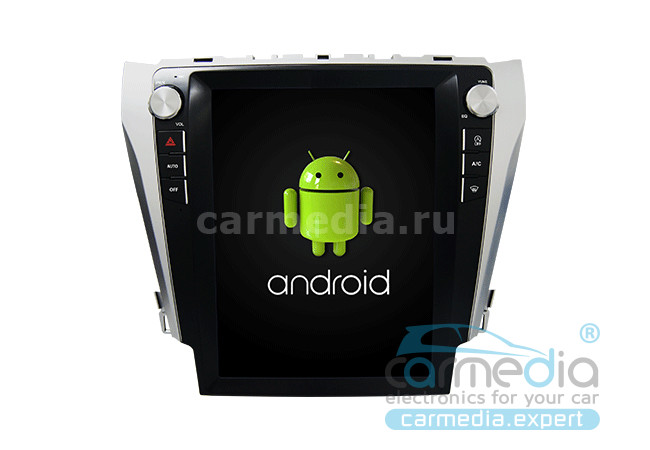 Магнитола Android для Toyota Camry 11.2011+ (V50, V55), CARMEDIA SP-12103-S9-DSP-4G Tesla-style