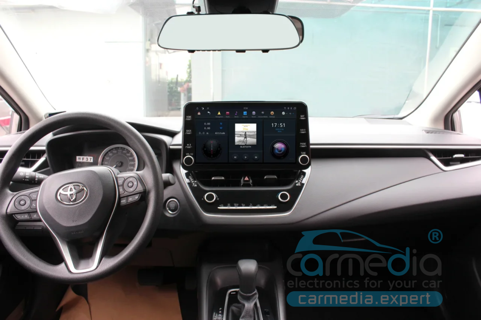 Магнитола Android для Toyota Corolla 2019+ CARMEDIA ZF-6008-DSP-X6-64 Tesla-Style